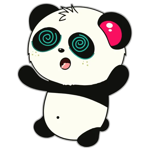 😵‍💫 Стикер «Pandy» для Telegram