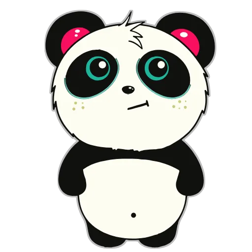 🫤 Стикер «Pandy» для Telegram