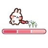 Стикер 22 Rabbit Emoji