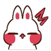 Стикер 11 Rabbit Emoji
