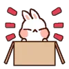 Стикер 24 Rabbit Emoji