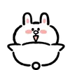 Стикер 46 Rabbit Emoji
