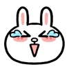 Стикер 44 Rabbit Emoji