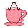 Стикер 19 Rabbit Emoji