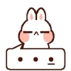 Стикер 10 Rabbit Emoji