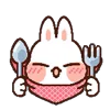 Стикер 7 Rabbit Emoji