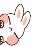 Стикер 8 Rabbit Emoji