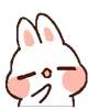 Стикер 13 Rabbit Emoji
