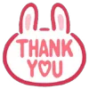 Стикер 52 Rabbit Emoji
