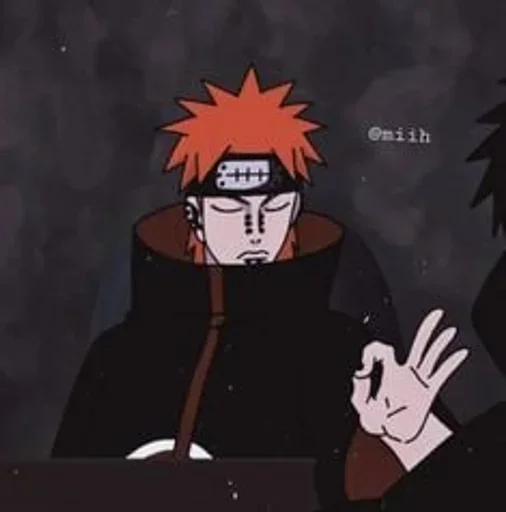 ✖️ Стикер «Anime Pain Naruto» для Telegram