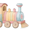 🚂 Эмодзи «Буквы и иконки для оформления блогов мам» для Telegram