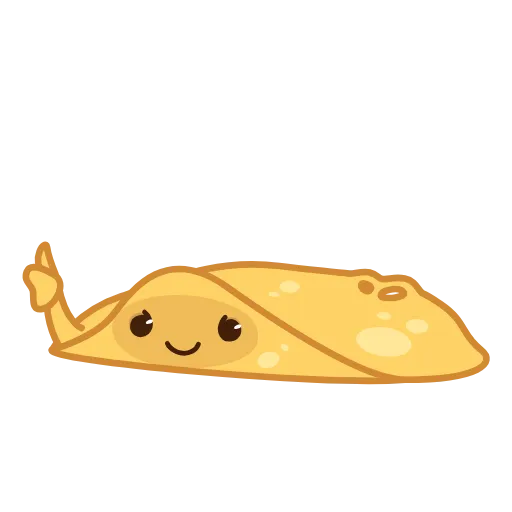 Стикер 35 Pancake Sourcream