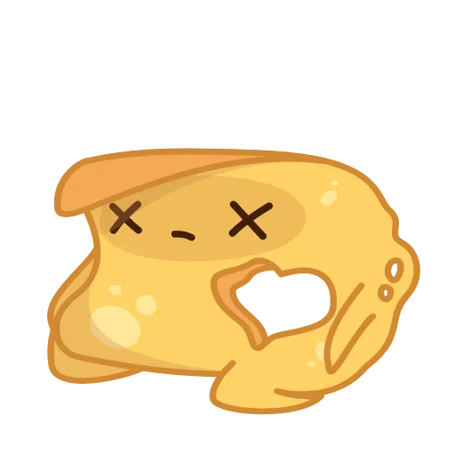 Стикер 17 Pancake Sourcream