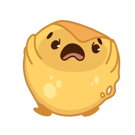 Стикер 23 Pancake Sourcream