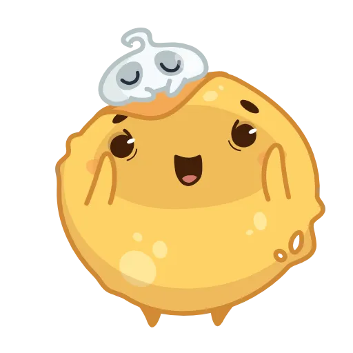Стикер 47 Pancake Sourcream