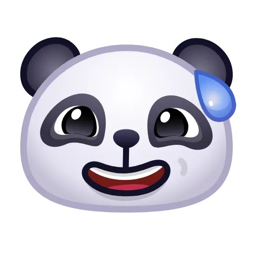 Стикер 10 Panda