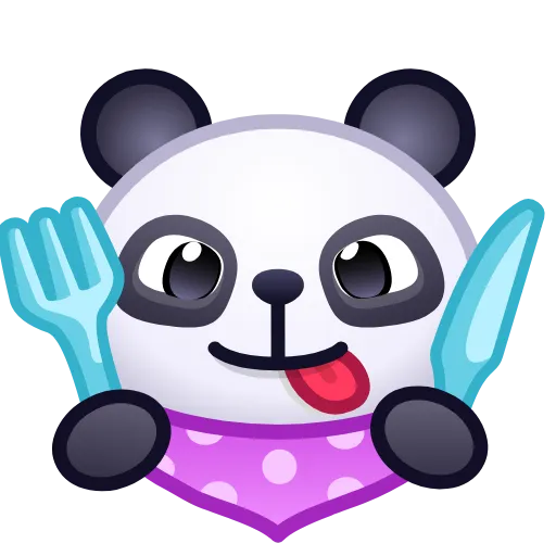 Стикер 19 🙈 Panda Emoji - эмоджи пандочки