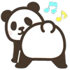 Стикер 57 🐼 Panda Emoji