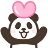 Стикер 33 🐼 Panda Emoji
