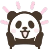 Стикер 47 🐼 Panda Emoji