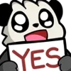 Стикер 43 Panda Emoji
