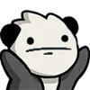 Стикер 47 Panda Emoji