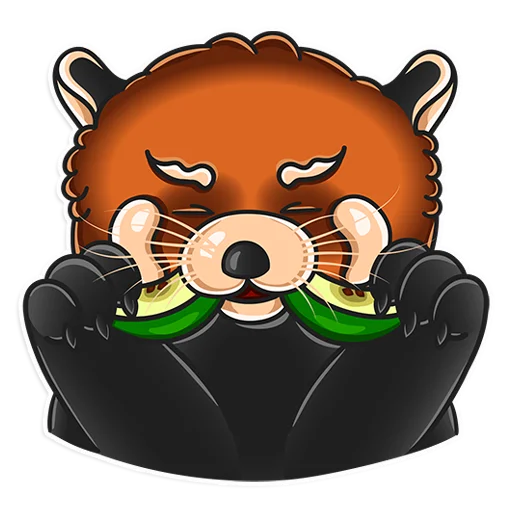 🍎 Стикер «Процесс создания стикеров Реджи» для Telegram