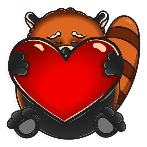 ❤️ Стикер «Процесс создания стикеров Реджи» для Telegram