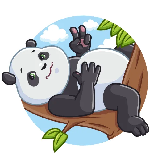Стикер 18 Pandalicious