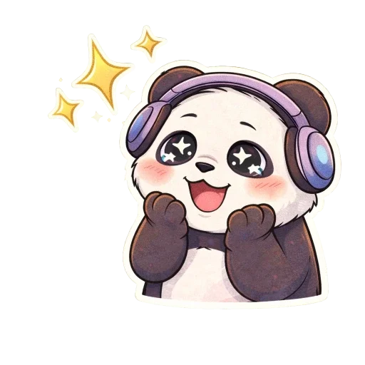 🐼 Стикер «Pandas Life» для Telegram