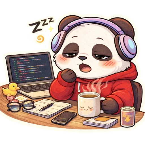 🐼 Стикер «Pandas Life» для Telegram