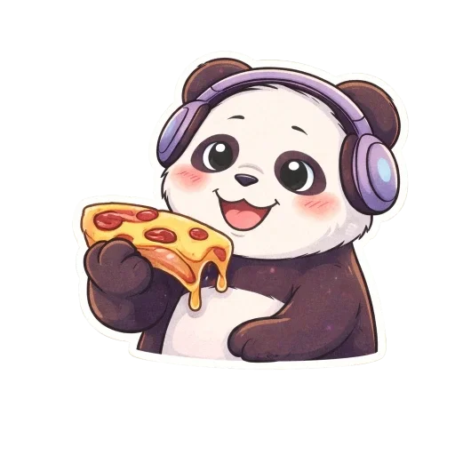 🐼 Стикер «Pandas Life» для Telegram