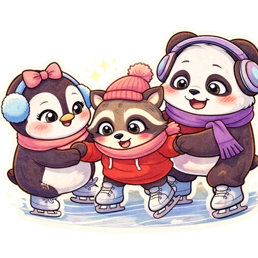 🐼 Стикер «Pandas Life» для Telegram