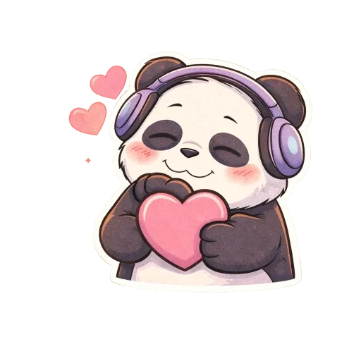 🐼 Стикер «Pandas Life» для Telegram
