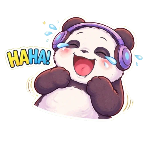 Стикерпак Pandas Life для Telegram