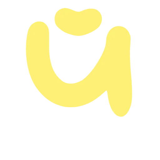 🍋 Эмодзи «солнечный вайб - жёлтые векторные буквы» для Telegram