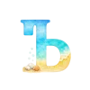 🐬 Эмодзи «Морские буквы» для Telegram