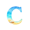 🐬 Эмодзи «Морские буквы» для Telegram