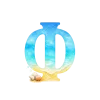 🐬 Эмодзи «Морские буквы» для Telegram