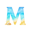 🐬 Эмодзи «Морские буквы» для Telegram