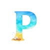 🐬 Эмодзи «Морские буквы» для Telegram