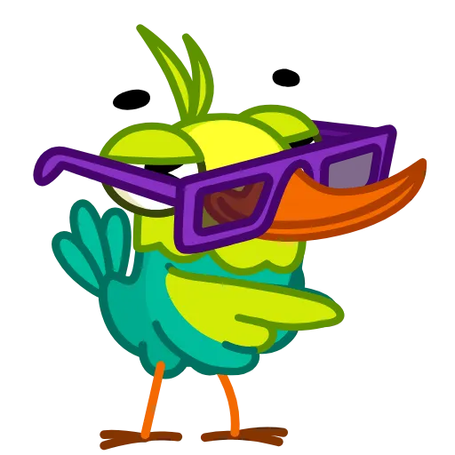😉 Эмодзи «Paradise Bird» для Telegram
