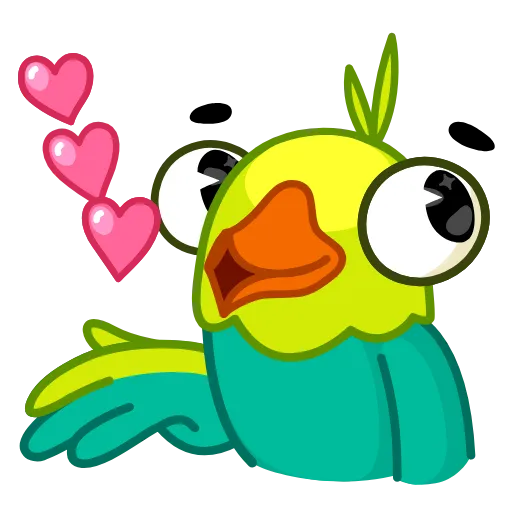 😘 Эмодзи «Paradise Bird» для Telegram