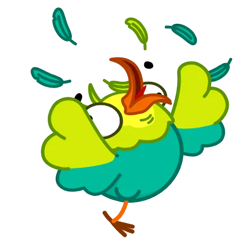 🤪 Эмодзи «Paradise Bird» для Telegram
