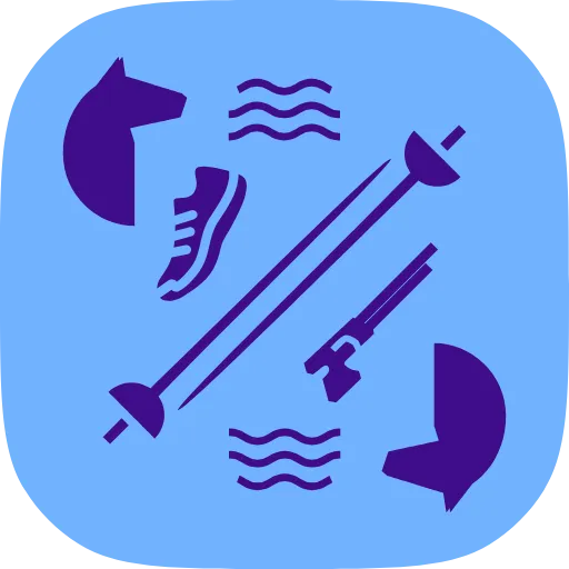 Стикер 32 🏹🏀🏸🏃🏊🛶🥋🏓🏉