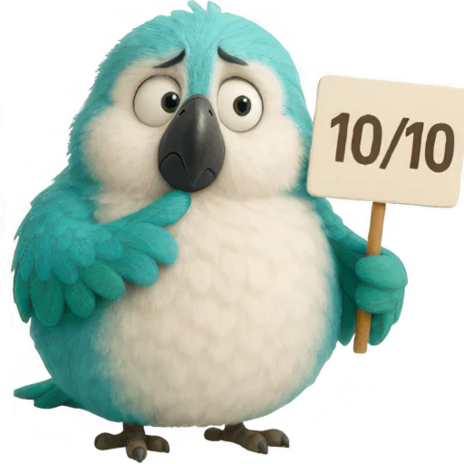 💯 Стикер «Попугай Сан» для Telegram