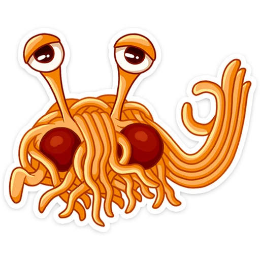 Стикер 6 Spaghetti Monster