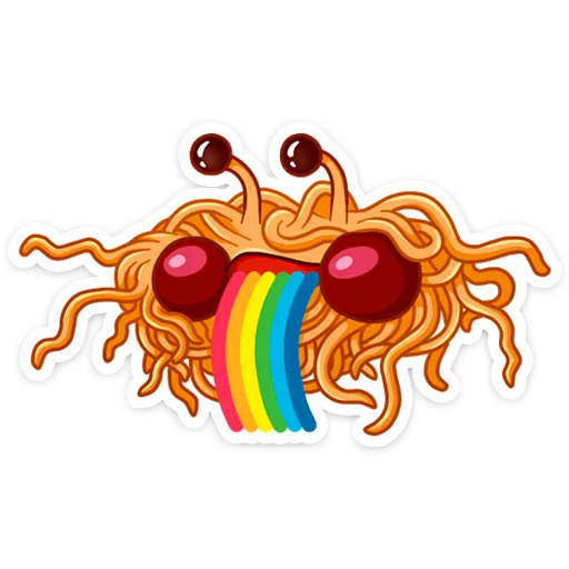 Стикер 11 Spaghetti Monster