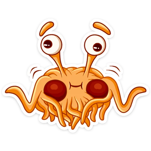 Стикер 13 Spaghetti Monster