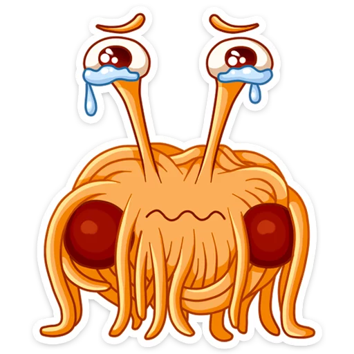 Стикер 22 Spaghetti Monster